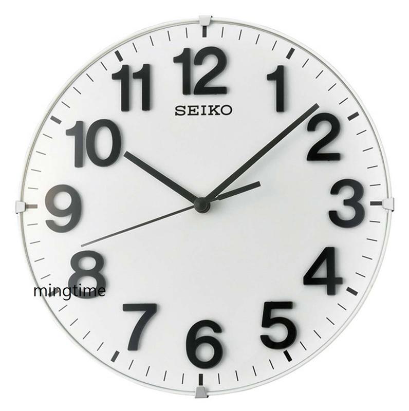 明時計【SEIKO】日本 精工 時鐘 掛鐘 3D立體時標 無邊框 凸鏡面 QXA656 , QXA656W
