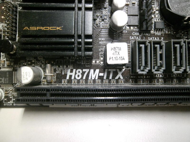 【全國主機板維修聯盟】 華擎 ASRock H87M-ITX 1150 (下標前請先詢問) 故障主機板