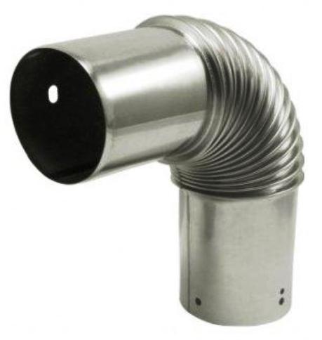 (有認證) 304不銹鋼 2"強制排氣風管 彎頭 熱水器強制排氣管彎頭 強排彎管 強排管 90度管
