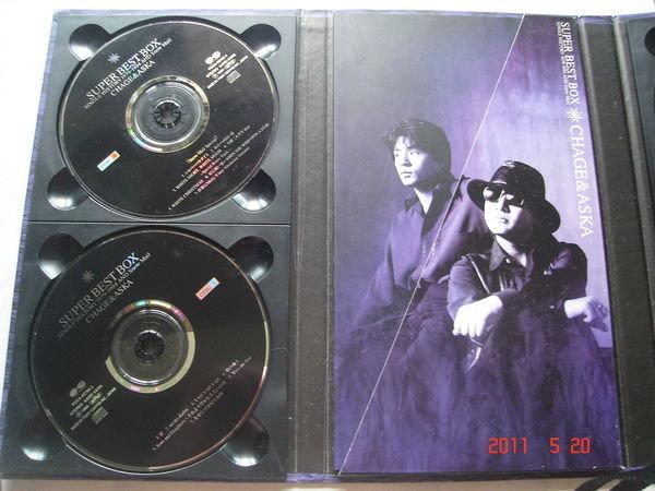 日版CD-- 恰克與飛鳥CHAGE & ASKA-- SUPER BEST BOX( 4CD大套裝