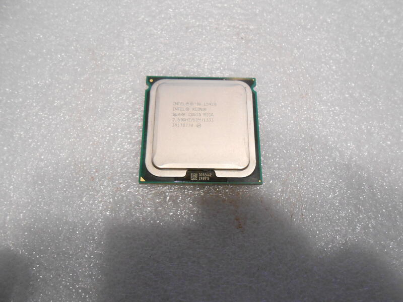Intel Xeon L5420 4Core 2.50GHz 771 CPU（SLBBR）（E0）【穩定可靠】