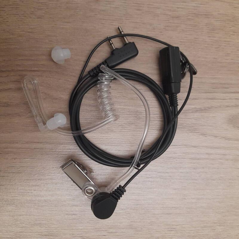 無線電對講機耳機麥克風 K頭耳麥 空氣導管 無線電耳機麥克風 K型接頭 寶峰 寶鋒 UV5R適用