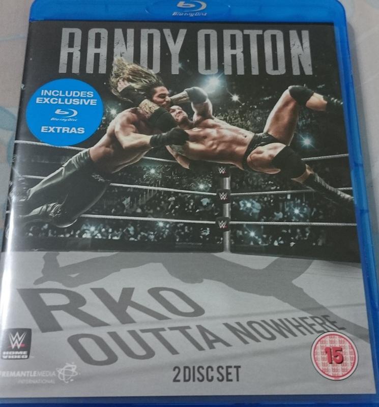 WWE Randy Orton RKO Outta Nowhere Blu-Ray 英國B C區版本