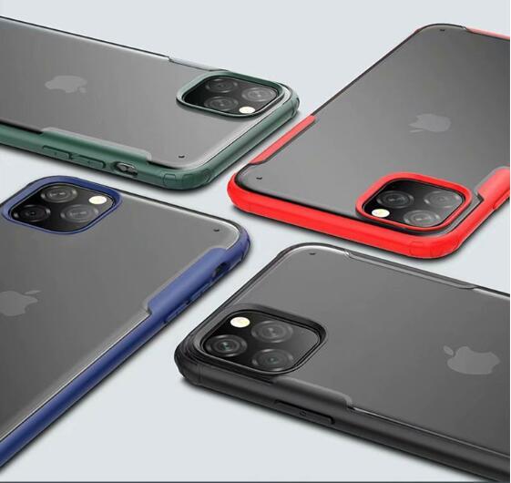 iPhone 11 Pro Max iPhone 11 手機殼 簡約 明盾系列 彩色邊框 透明 亞克力背板 全包 防摔殼