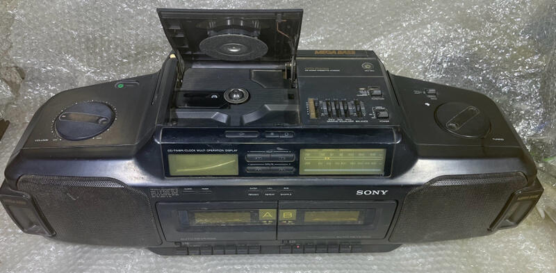 ◢ 簡便宜 ◣  二手 NG品 SONY CFD-DW83 CD收音卡帶播放器