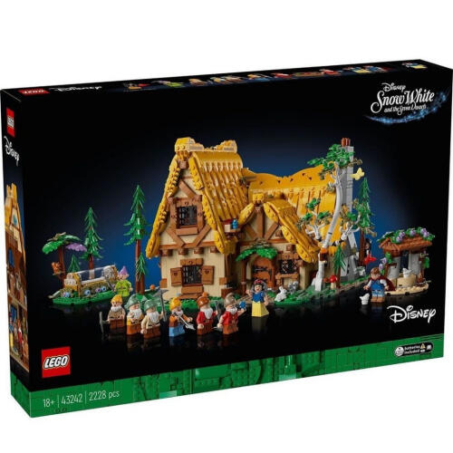 LEGO 43242 白雪公主小屋 盒損品 (壓盒/凹痕)