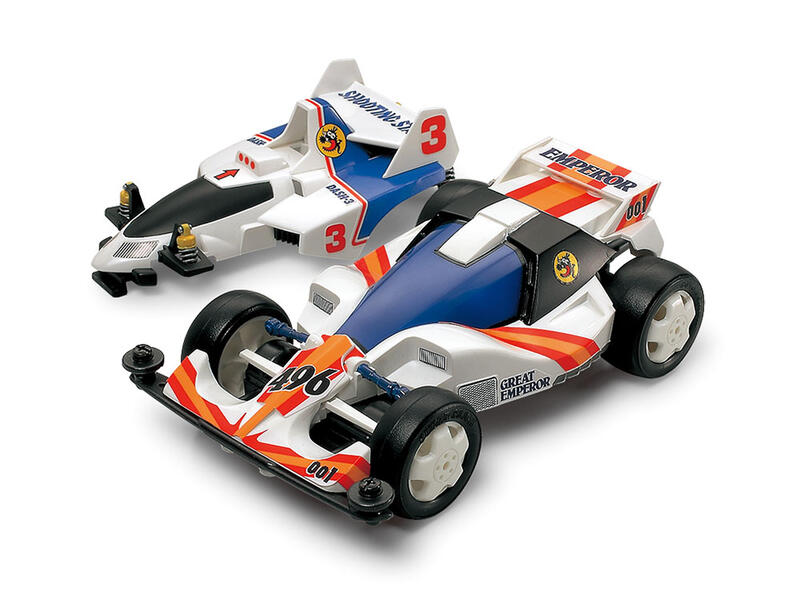 四驅博士學校Tamiya 四驅車(軌道車) 田宮95625 限定版四驅郎大地號雙車