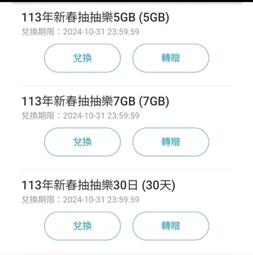 中華電信 勁爽加量包 5GB/7GB/9GB/30天吃到飽 網路流量  如意卡 預付卡可用