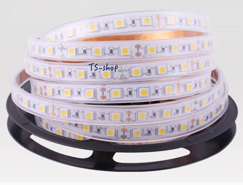 『 5050 LED 白光 套管 防水燈條 』櫃檯燈 展示櫃燈 裝飾燈 條燈 燈條 5米 300晶