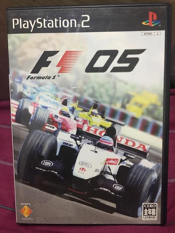 自有收藏 日本版 PS2遊戲光碟 F1 05 Formula One 2005