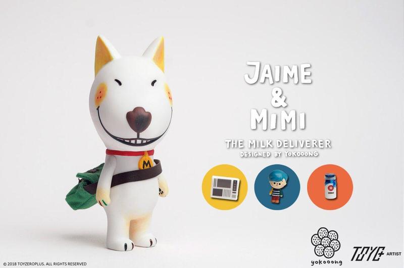 【一木家玩具】現貨 TOYZEROPLUS Jaime & MIMI +Artist：Yokoo 詹米與米米 牛奶配送員