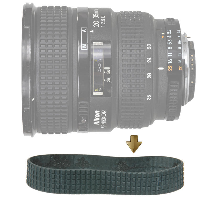 【NRC】Zoom Rubber Ring for Nikon 20-35mm F2.8D 變焦環 變焦皮