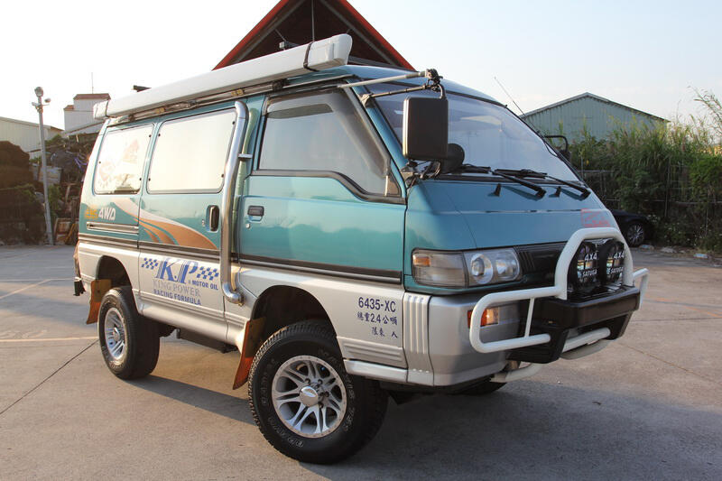 已售出 96年 露營版 三菱 得利卡 綠視界 (綠世界) 柴油 4WD 全功能 露營車