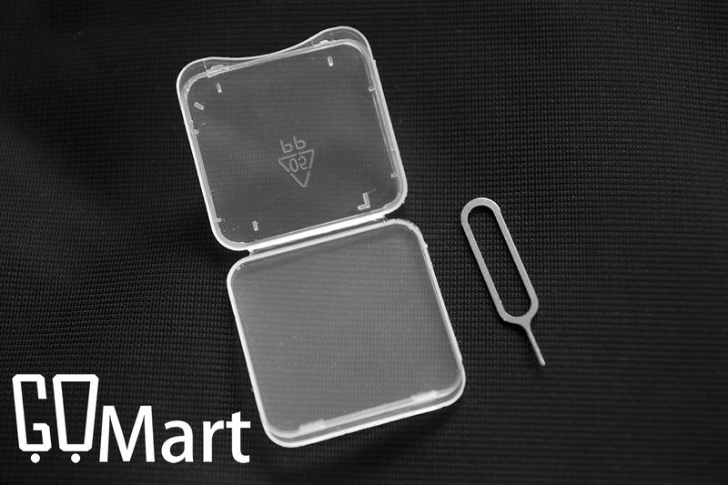 【GoMart】SIM卡收納盒 + 取卡針 PP收納盒 退卡針