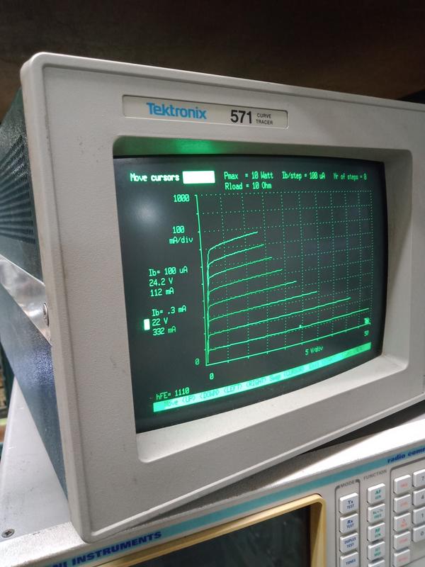 Tektronix 571 curve tracer 晶體曲線掃描器,,配對晶體利器