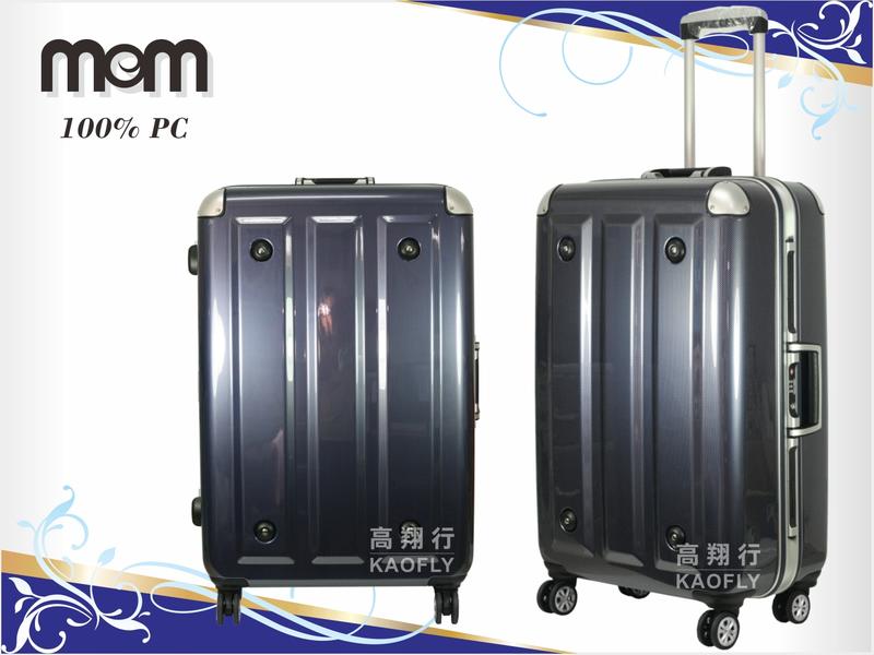 ~高首包包舖~【MOM JAPAN】29吋 行李箱 旅行箱 【PC材質、升級版飛機輪】MF-3008 方格藍