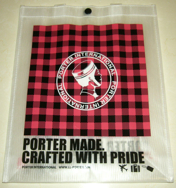 porter 環保購物袋，可當手提袋/側背包/肩背包，新光三越來店禮~