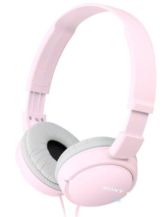 平廣 SONY MDR-ZX110 粉色 耳機 耳罩式 可折疊 台灣公司貨附保卡保固1年 ( ZX100新款 )