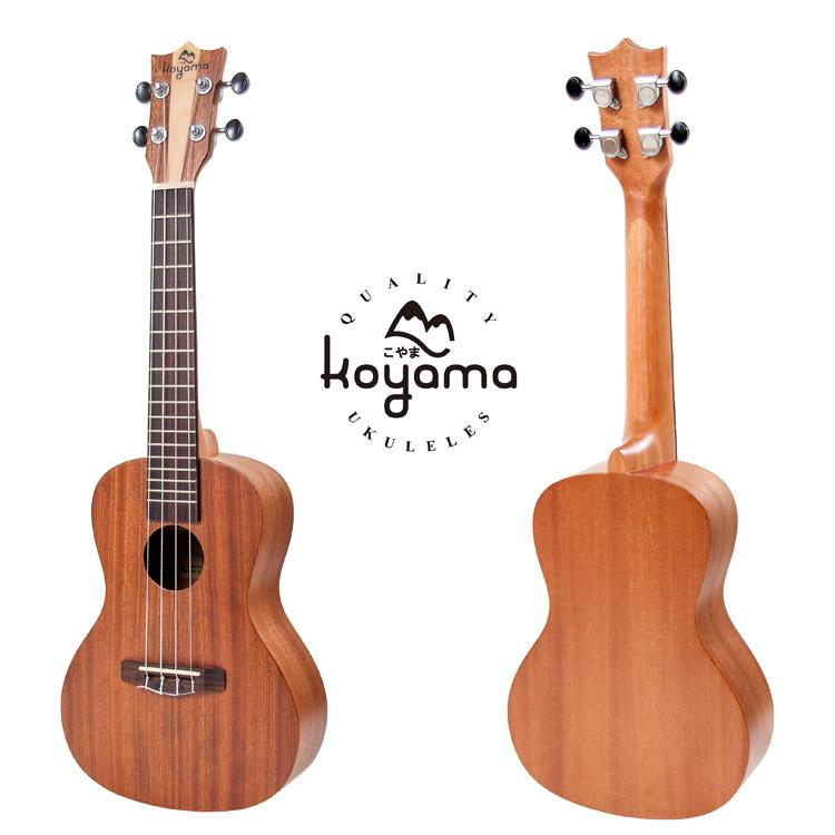 KOYAMA 100 series KYM-C100SM 23吋烏克麗麗 桃花心木單板 concert ukulele