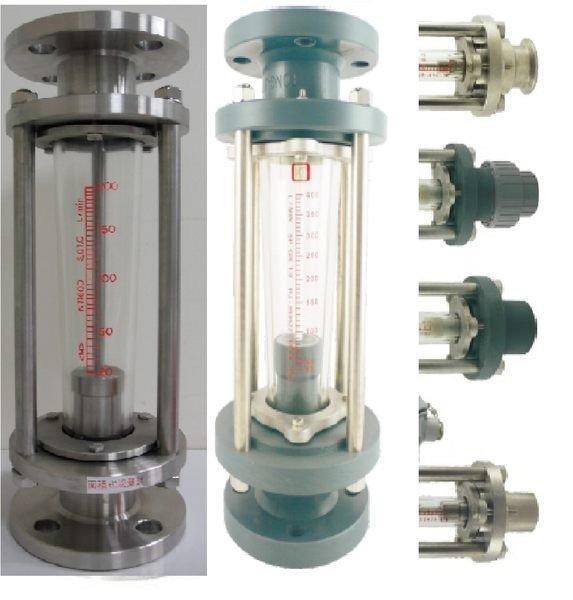 流量計面積式法蘭牙口衛生夾接由令插管化工不銹鋼SUS 304 316塑膠水空氣液體 氣體 Flowmeter