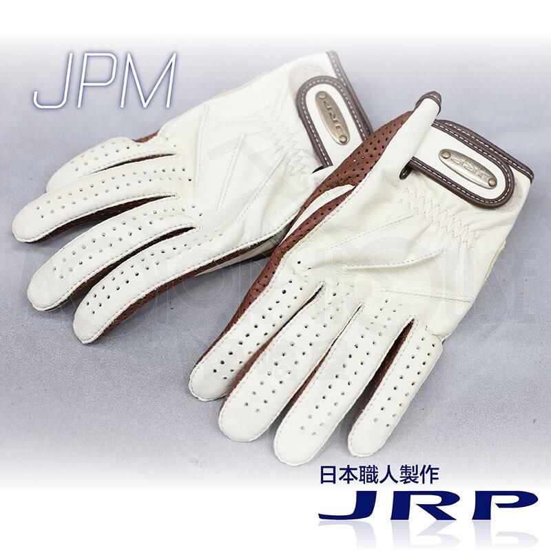 。摩崎屋。 日本香川縣 JRP JPM 咖啡/象牙白 夏季 可水洗皮革手套 日本製造 通風手套 免運