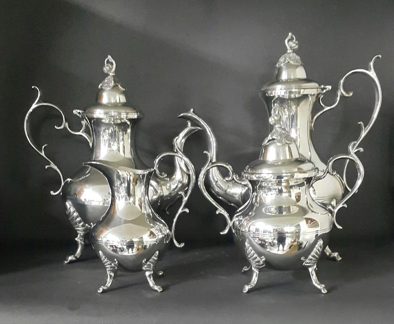 442高檔英國鍍銀壺組 Vintage Silverplate Ornate teapots （皇家貴族精品）  