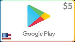 [超商]波波的小店 線上發卡 美國 Google Play 禮物卡 5鎂 美金 美國谷歌禮物卡 美金/官方序號