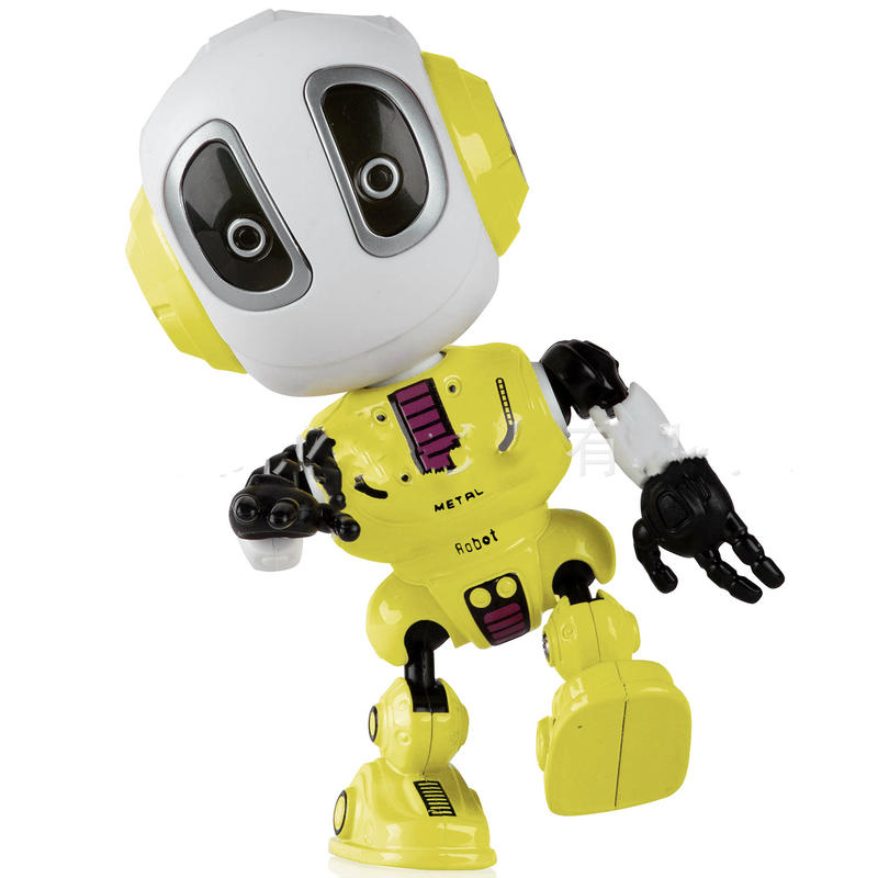 E245合金機器人第二代智能錄音功能合金噠噠機器人語音燈光效果機器人