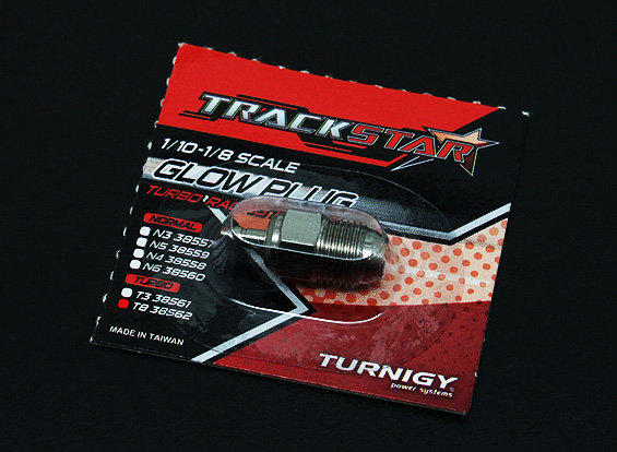 美國TrackStar火星塞-1/10~1/8 Scale Turbo Glow Plug No.8 (MEDIUM)