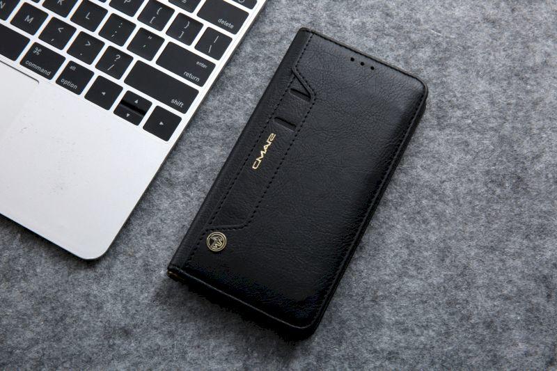 Samsung Note10 N10 牛皮仿製真皮 隱藏磁扣 手機殼手機套皮套插卡層保護套保護殼支架M1360