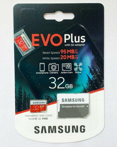 Samsung 三星記憶卡 32GB 32G Micro SD Class10 EVO PLUS 附轉卡