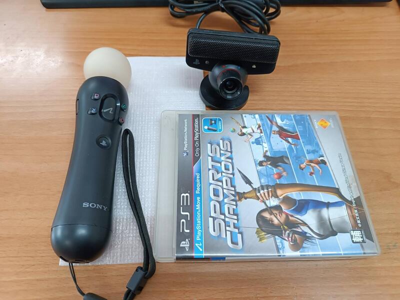 新北市板橋可面交賣PS3原廠MOVE控制器右手加鏡頭加遊戲功能正常~~超便宜只賣1100元