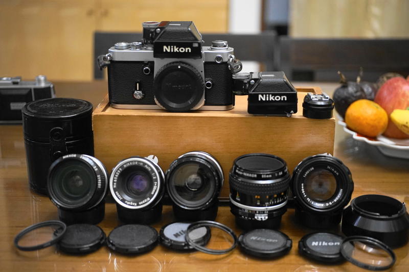 【售】Nikon F2 單機身加購DP-1,DP-11測光頭 50mm S.C F1.4 35mm 28mm FM2 F