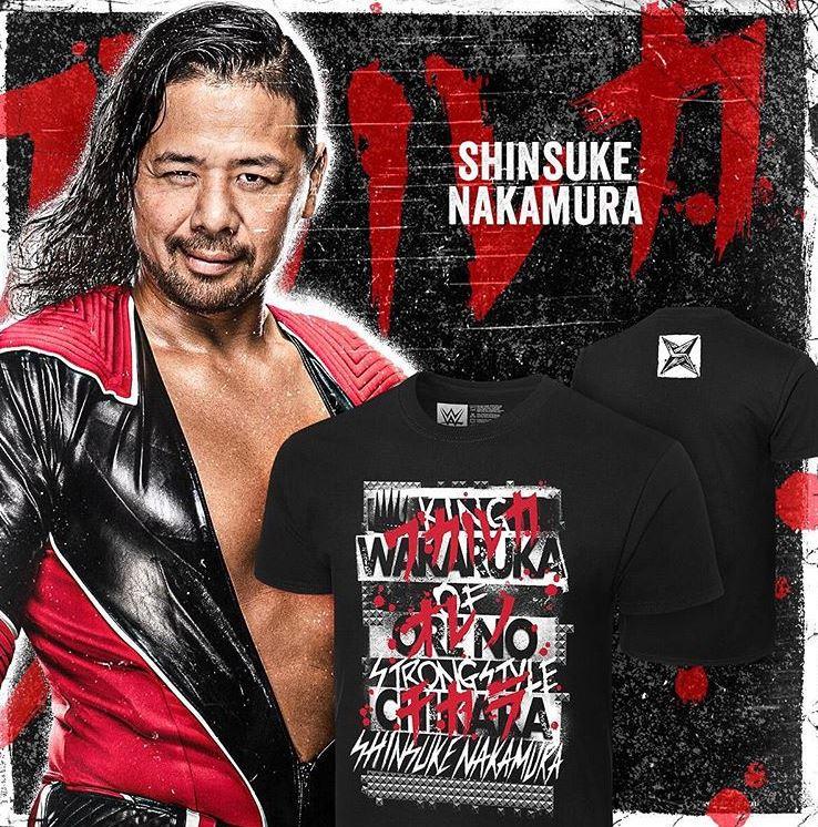 [美國瘋潮]正版WWE Shinsuke Nakamura Wakaruka Ore No Chikara 中邑真輔衣服