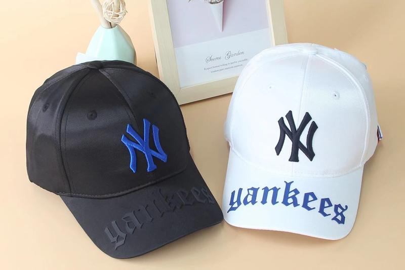 全新正品 附雷射標 美國職棒大聯盟 MLB 紐約洋基隊 棒球帽 黑白2色 2頂 960元 貨到付款含運