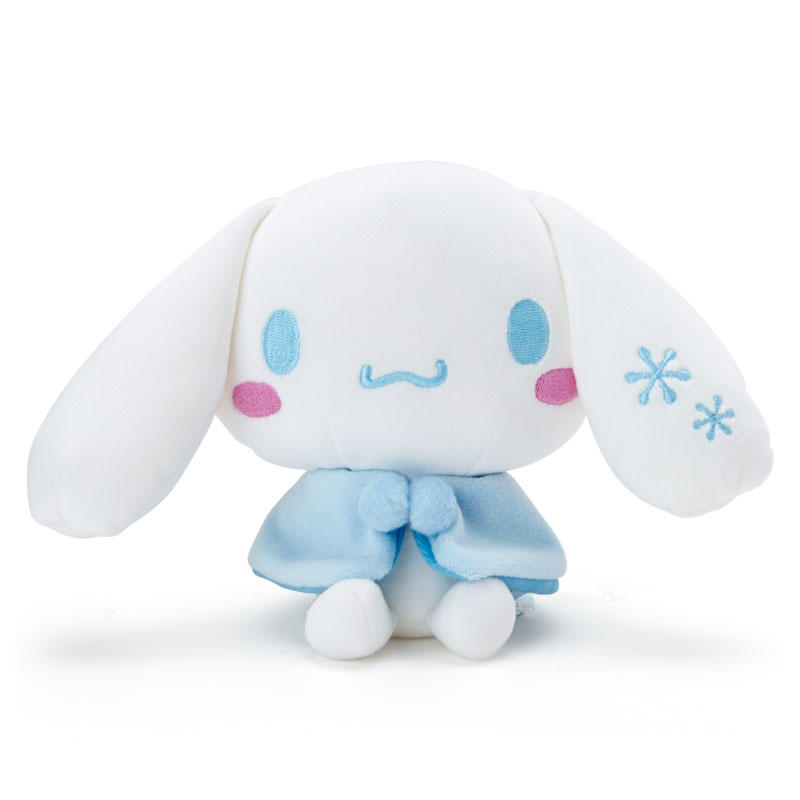 奶油點心兔~日本帶回：大耳狗喜拿冬季聖誕系列~藍色雪花超美披肩造型玩偶布娃