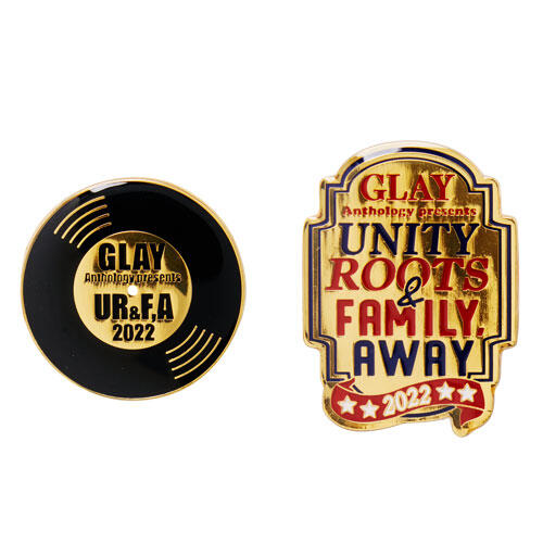 GLAY UR&FA2022胸章組/ UNITY ROOTS FAMILY AWAY 2022 LIVE 演唱會周邊