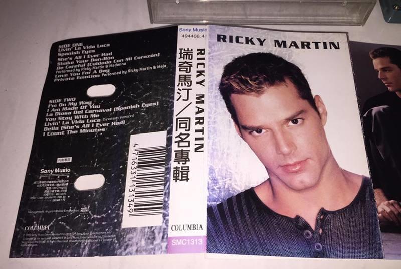 Ricky Martin 1999 Livin' La Vida Loca Taiwan Cassette Tape | 露天