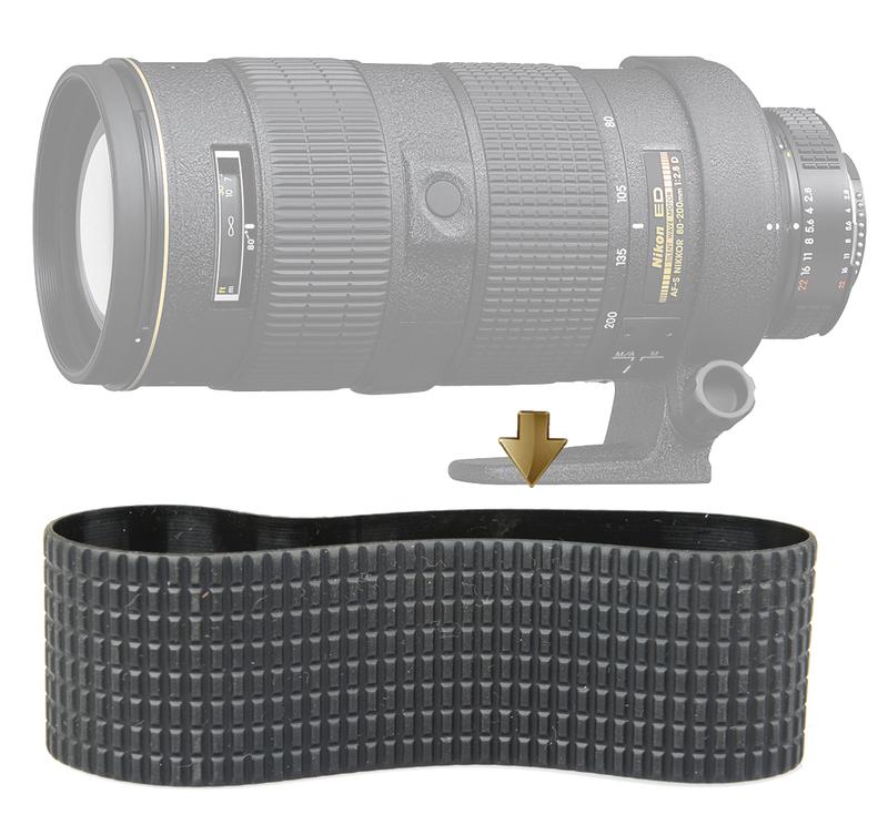 【NRC】Zoom Rubber Ring for Nikon 80-200mm AF-S F2.8D 小黑四 變焦皮