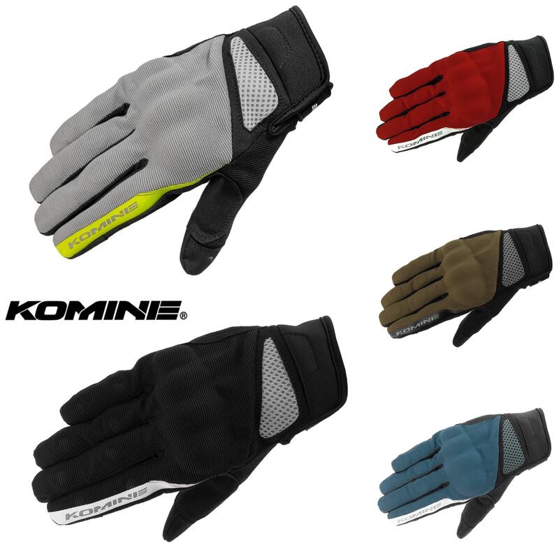 -開關倉庫-日本 KOMINE 3D 網眼 透氣 觸控 防摔手套 GK-1633 多色