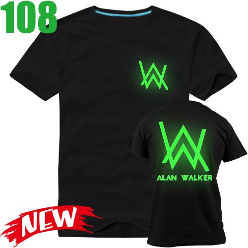 【電音DJ系列】Alan Walker【艾倫沃克】夜光綠光效果短袖T恤(男生.女生版皆有)新款上市專單進貨【賣場三十三】