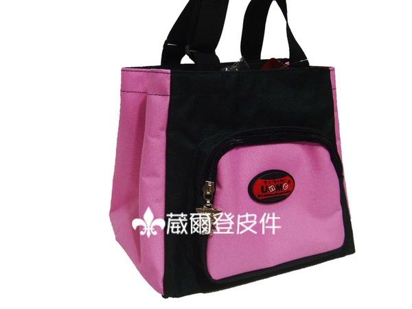 《葳爾登》UNME兒童手提袋便當袋補習袋文具袋購物袋共五色/UNME兒童餐袋型號3112粉紅