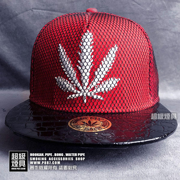 【P887 超級煙具】專業煙具 新潮雷鬼風格系列 網繡大麻帽(紅色)(1050005)