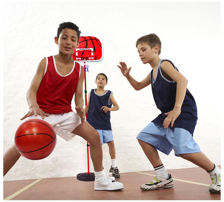 2米鐵框兒童玩具籃球架可升降 室內外運動玩具投籃 運動用品.籃網籃球網子.