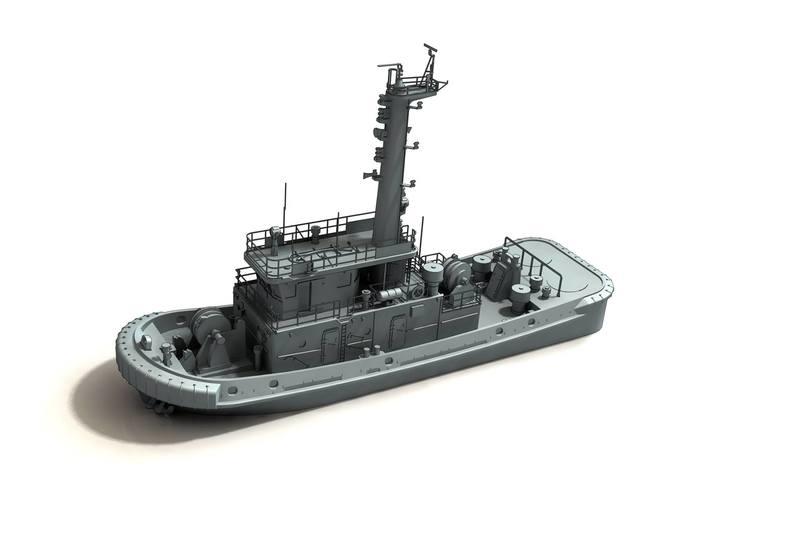 Orange 1/350 N03-144-128 中華民國海軍 YTL 港務拖船 (可製作水線或全船底)