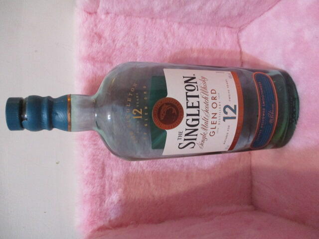 蘇格蘭 蘇格登 Singleton 12年單一麥芽威士忌 空酒瓶 0.7公升