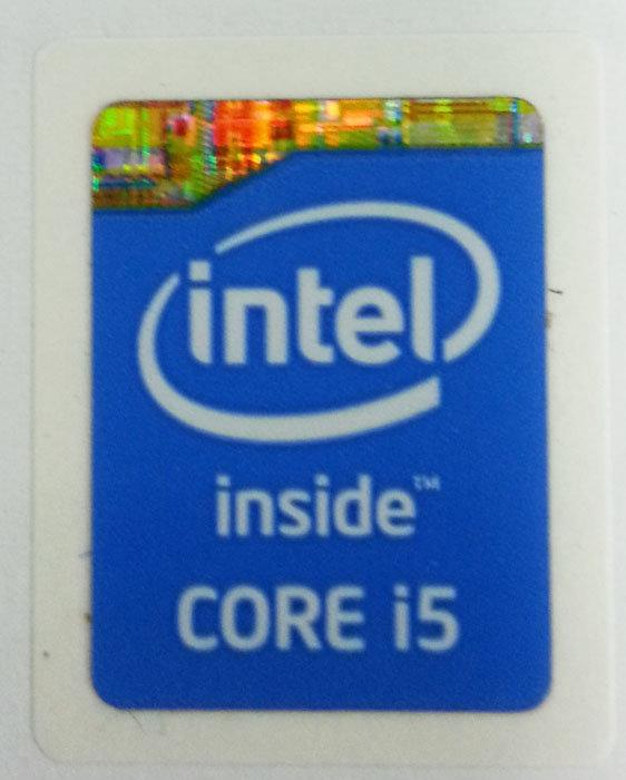 【S03 筑蒂資訊】intel inside CORE i5 CPU貼紙說明書 皆為全新未用過的正版貼紙