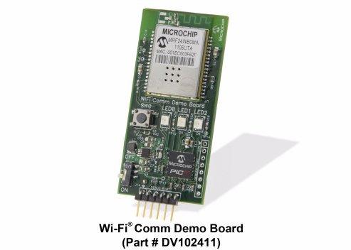 Microchip WiFi Comm Demo Board DV102411