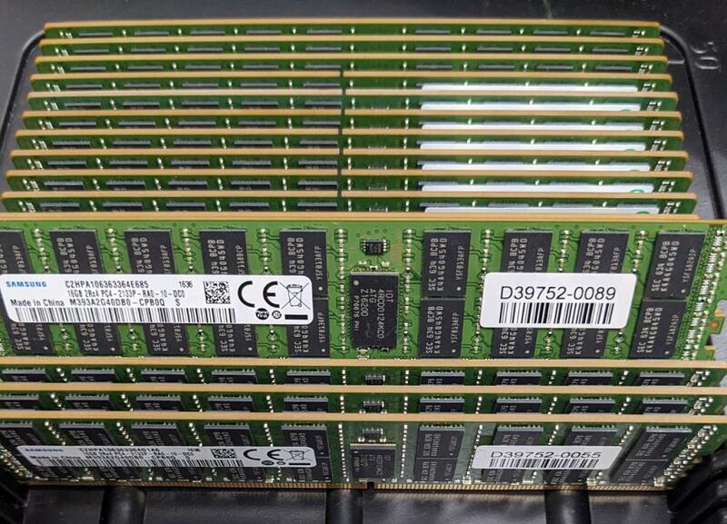 庫存新品 SAMSUNG DDR4 2133 16G ECC+REG 伺服器記憶體