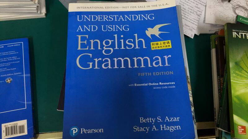 English　未刮AZAR-Understanding　課本微劃記X04　and　5/e　Using　Grammar　露天市集|　全台最大的網路購物市集